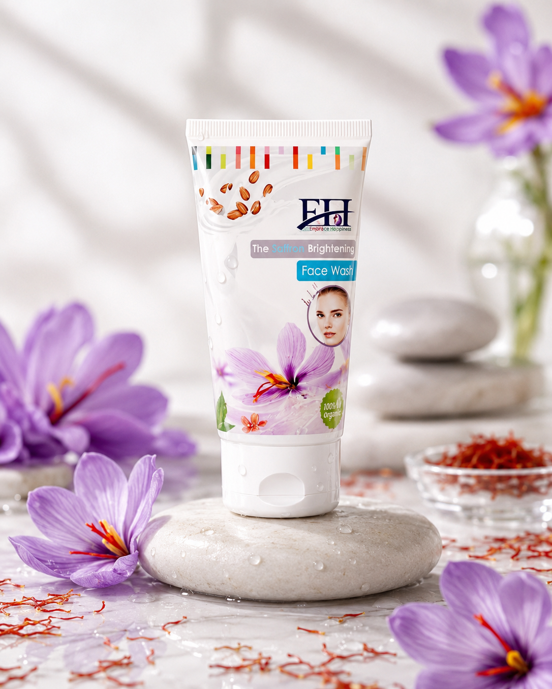 The Saffron brightening face wash